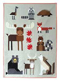 Baby Quilt Downloads Wonderful Woodland Quit Pattern