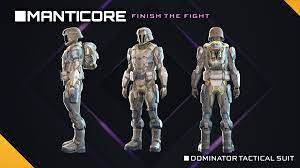 With The Best Shields And Weapons Capacity The Manticore Dominator Suit Will Give Soldiers The Power To Control The Battlefield Elitedangerous