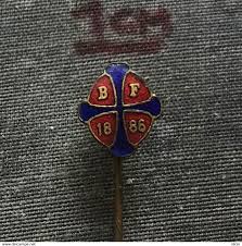 Old football badge / pin uspe (european police sports union) denmark june 1961. Fussball Badge Pin Zn007194 Football Soccer Calcio Denmark Bf 1886 Frem Copenhagen