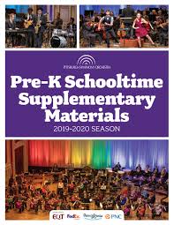 pre k schooltime supplementary materials by pittsburgh