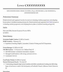 Great communication skills, sense of responsibility, dedicated to teaching students or perfectionist. Secondary English Teacher Resume Example Teacher Resumes Livecareer