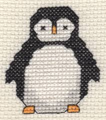 Posted nov 28, 2014 by bcs. Small Penguin Cross Stitch Card Kit Art Collectibles Fiber Arts Kromasol Com
