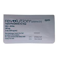 revolution for dogs flea control