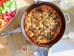 Sausage Pan Pizza Recipe Food Network Recipes Molly Yeh Recipes Pan Pizza