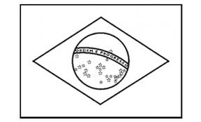 World countries flag coloring pages 2. Brazilian Flag Free Printable Colouring Pages