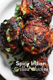 Khandeshi Spicy Chicken Our Juicy Simple Grilled Version Recipe Spicy Chicken Chicken Baked Chicken Recipes Healthy