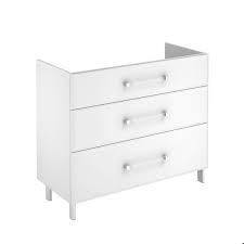 Meuble De Salle De Bains L 100 X H 84 X P 45 Cm Blanc Opale Salle De Bain Meuble Et Salle