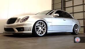 Mercede E55 W211 Hre P40sc Brush Tinted Mercedes E55 Amg Mercedes Benz Cars Mercedes Benz Amg