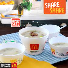 Panaskan minyak, tumis bawang putih hingga harum. Mcdonald S The Family Size Bubur Ayam Mcd Made To Be Facebook