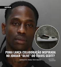 Puma Lança Colaboração Inspirada No Jordan “Olive” Do Travis Scott? A PUMA  se uniu à marca japonesa @scye_official para uma colaboração completa, mas  os sneakerheads logo notaram a semelhança das cores de