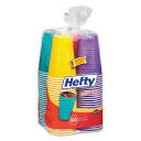 Hefty Easy Grip Disposable Plastic Party Cups, 16 oz, Assorted ...