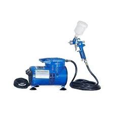Mechanics and also ardent homeowners have to be fitted with the correct colors to give their car a fresh color. 0 25 Hp Mini Air Compressor With Touch Up Spray Gun Ti 140 Id 3786549073