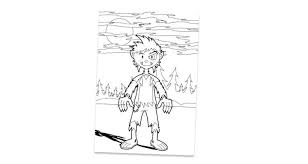 Hombre Lobo Para Colorear