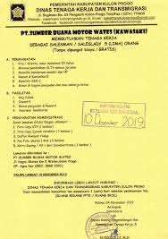 Cari lowongan kerja jahit untuk karir dan pekerjaan anda. Kategori Lowongan Kerja Terbaru