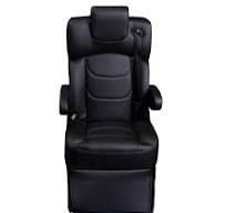 CVC 22” Super VIP Captain Seat - Swivel Base - Van Land