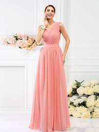 Coral One Shoulder Bridesmaid Dresses Long Floor Length Bridesmaid Dress Bridesmaid Dresses Long Chiffon Long Bridesmaid Dresses Sleeveless Bridesmaid Dresses