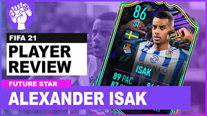 This is isak's second special card. 86 Rated Future Star Alexander Isak Fifa 21 Review