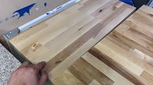 Mineral oil and walnut oil two of the cheapest and most widely used products for finishing a butcher block countertop are mineral oil and walnut oil. Using Verathane Polyurethane And Howard Cutting Board Oil On Birch Butcher Block From Lowes Youtube