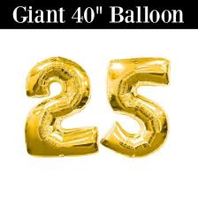 Download Number 25 Giant Gold Balloons 40 Gold 25 Balloons Etsy In 2021 Giant Gold Balloon Gold Balloons Birthday Balloons