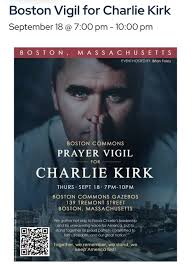 Charlie Kirk Vigil Boston