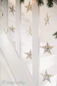 Origami Christmas Garland Staircase Christmas Staircase Christmas Stairs Decorations