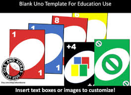 As soon as you play this card, press the slap button on the game unit. Blank Uno Cards Worksheets Teaching Resources Tpt