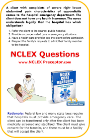 Learn How To Give The Best Urgent Care With Top Practice Nclex Questions Nclexcoremeasures Nclex Nurse Study Notes Nursing School Notes