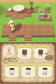 The pink accents work well with the wood tone and the cute hearts increase the adorable nature of this custom design. Animal Crossing Deck Patterns 10 Best Summer Looks For Your Island