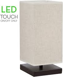 Revel Kira Home Lucerna 13 Touch Bedside Led Table Lamp Energy Efficient Eco Friendly Honey Beige Shade Amazon Com