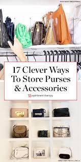 Stow Away Your Accessories In Style With These Purse Storage Ideas Purse Storage Organizing Purses In Closet Store Purses