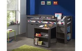 Lit Combine Lit Combine Design Pour Enfant Coloris Gris Fonce Le lit combiné pour le parfait petit écolier. lit combine design pour enfant coloris gris fonce