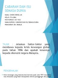 1) nota lengkap ppismp cabaran dan isu semasa dunia (gci 1022). Cabaran Dan Isu Semasa Dunia