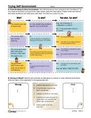 The federal in federalism worksheet answer key icivics. Trying Self Government Fillable Activity Pages Work Finished Pdf Trying Self Government Name A From Breakup To New Government How Did America Go From Course Hero