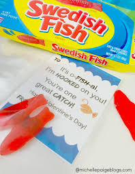 Chocolate is given not only to boyfriends and lovers. Michelle Paige Blogs Printable Fish Pun Valentines