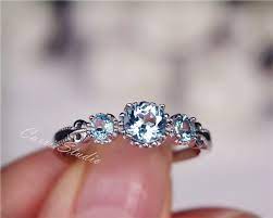 Natural Sky Blue Topaz Ring Topaz Engagement Ring Wedding Ring Etsy Wedding Ring Blue Topaz Sky Blue Topaz Ring Blue Topaz Ring