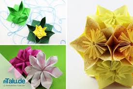 Fleurogami Anleitung Bluten Aus Papier Selbst Basteln Marienkafer Basteln Origami Blume Und Basteln
