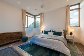Add a printed pillow, or even paint a bold accent wall like the dark teal stripe. Dark Teal Bedroom Ideas And Photos Houzz