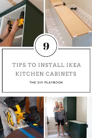 9 Tips To Install Ikea Kitchen Cabinets The Diy Playbook Ikea Kitchen Ikea Kitchen Cabinets Ikea Kitchen Installation