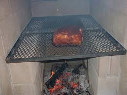 Outdoor Cooking Pits Burning The Wood In Another Pit And Shoveling Coals To The Cooking Pit Barbeque Pit Backyard Bbq Pit Outdoor Kitchen Patio