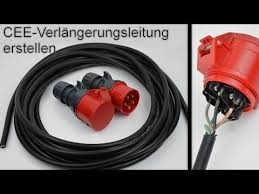 400v Cee Verlangerungsleitung Erstellen Verlangerungskabel Herstellen Anschliessen Youtube Verlangerungskabel Elektroinstallation Selber Machen Kabel