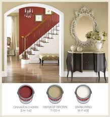 Warm Traditional Interior Paint Color Palette With Cinnamon Cherry Red Harvest Brown Taupe Diakosmhsh Eswterikwn Xwrwn Xrwmata Toixoy Oikiakh Diakosmhsh