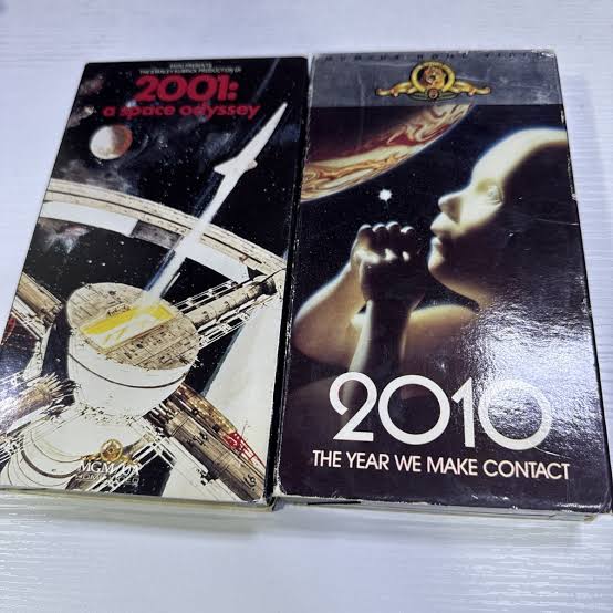 2001: A Space Odyssey & 2010: The Year We Make Contact Video’s Lot Of 2 VHS