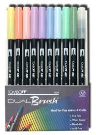 Tombow Dual Brush Pens Coisas De Papelaria Canetas Tombow Materiais Escolares Bonitos