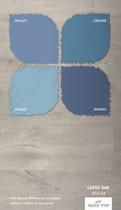 Blue Wall Gray Floors Are The Perfect Pair Try Castle Oak Floors By Quick Step With These Blue Tones Grey Flooring Colours That Go With Grey Wall Colors
