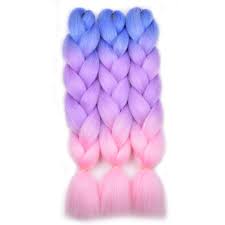 Find the best selection of ombre synthetic lace front wigs especially black to grey ombre free shipping. Amazon Com Bacana Ombre Braiding Hair Kanekalon Braiding Hair Extensions 3pcs Jumbo Braiding Hair For Box Braids 24inch Blue Purple Pink Beauty