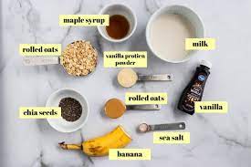 Almond / rice / oat / coconut milk contain little to no protein Easy Protein Overnight Oats 5 Minute Prep Lemons Zest
