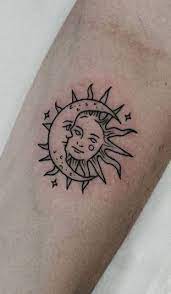 It could probably be interpreted a few ways, but it basically means what you probably think it means, that the person my moon is saying to the other person the sun, that they. Sun Moon Tattoos What S Their Meaning Plus Photos