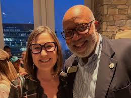 Applied Politics reunion, students, alums and Visiting Practitioners at the  Georgia Chamber's Eggs and Issues!! Thanks to Hyundai VP Steven Jahng and  the wonderful Ethan McGhee for including student seating at their