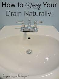how to unclog your drain naturally 2 ingredients homemade drain cleaner unclog bathroom sinks unclog sink