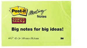 3 M / Post It Papillon Autoadhésifs Super Sticky 14.9 X 9.8 Cm | Online  Supermarket | Migros Grocery By Smood